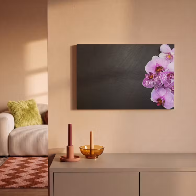 Canvas schilderij - Orchidee - Bloemen - Roze - Flora — 2