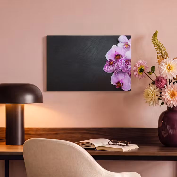 Canvas schilderij - Orchidee - Bloemen - Roze - Flora — 4