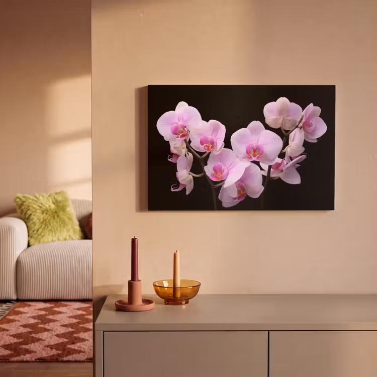 Canvas schilderij - Orchidee - Bloemen - Roze - Flora — 2