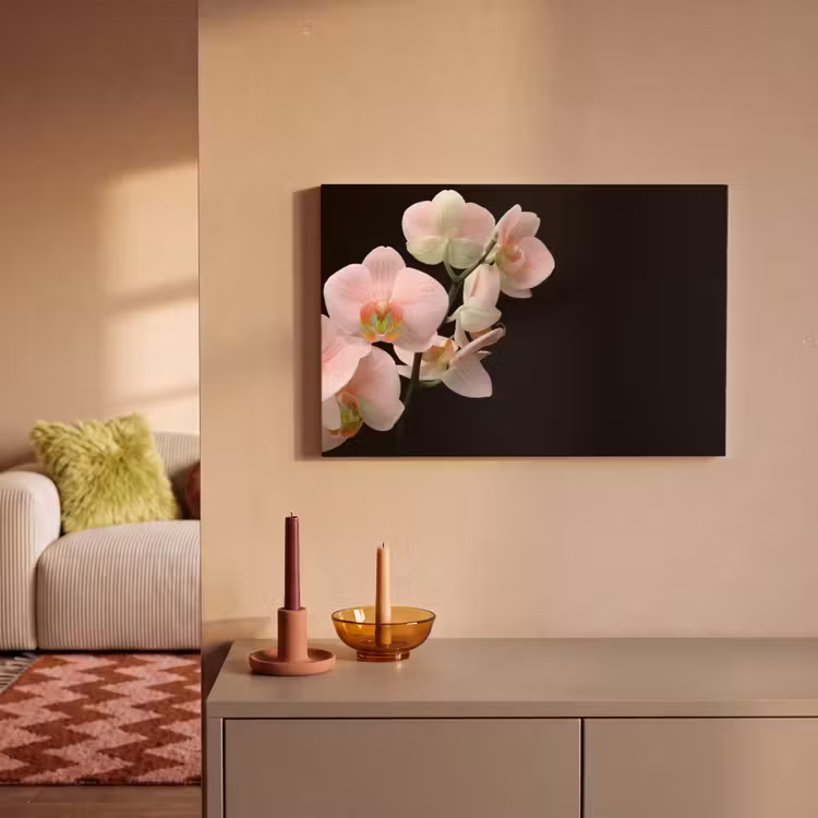 Canvas schilderij - Orchidee - Bloemen - Roze - Stilleven - Flora — 2
