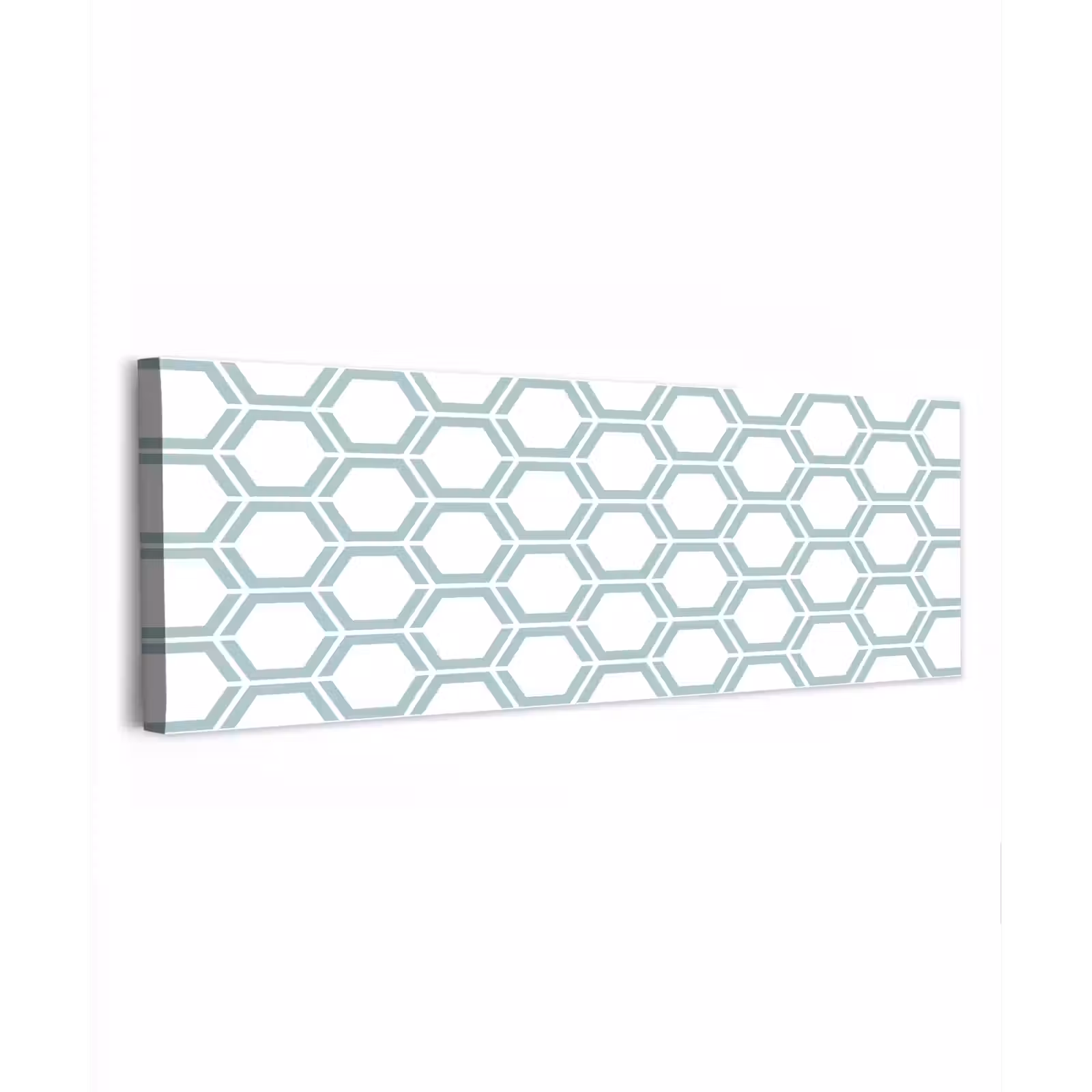 Canvas schilderij - Patroon - Lijn - Design - Hexagon — 1