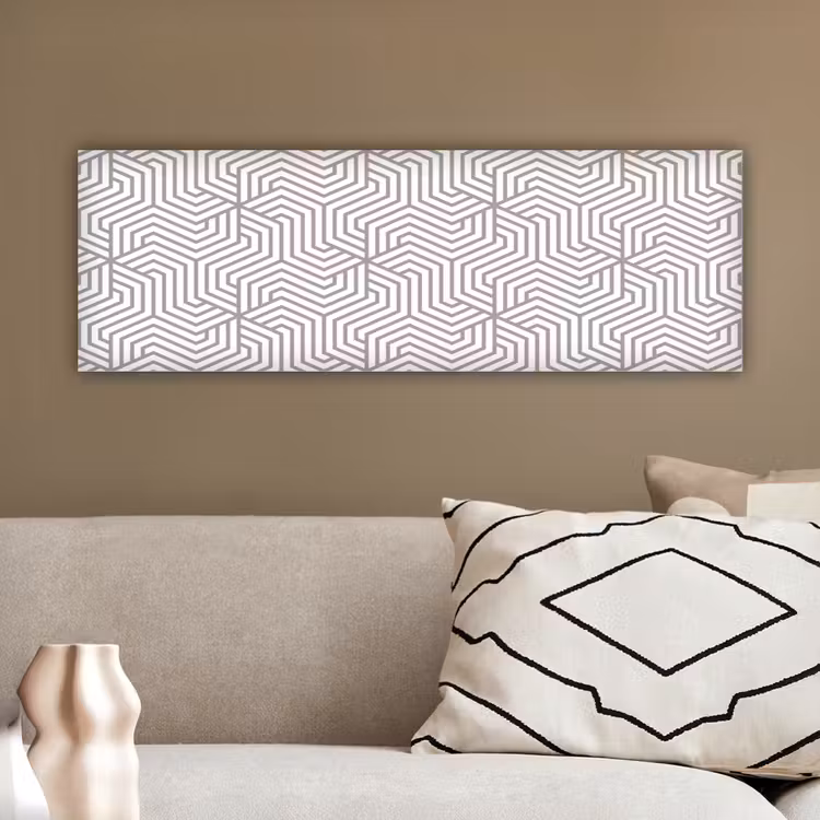 Canvas schilderij - Lijn - Design - Geometrie - Patroon — 3