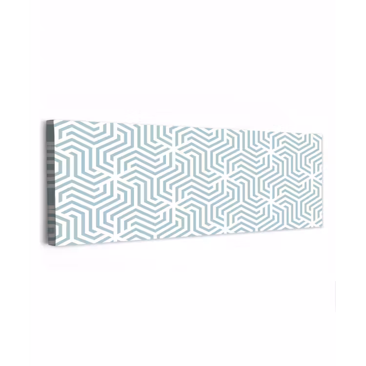 Canvas schilderij - Patroon - Lijn - Design - Groen — 1