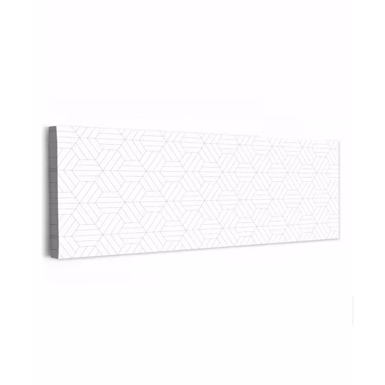 Canvas schilderij - Patroon - Lijn - Design - Zwart - Wit — 1