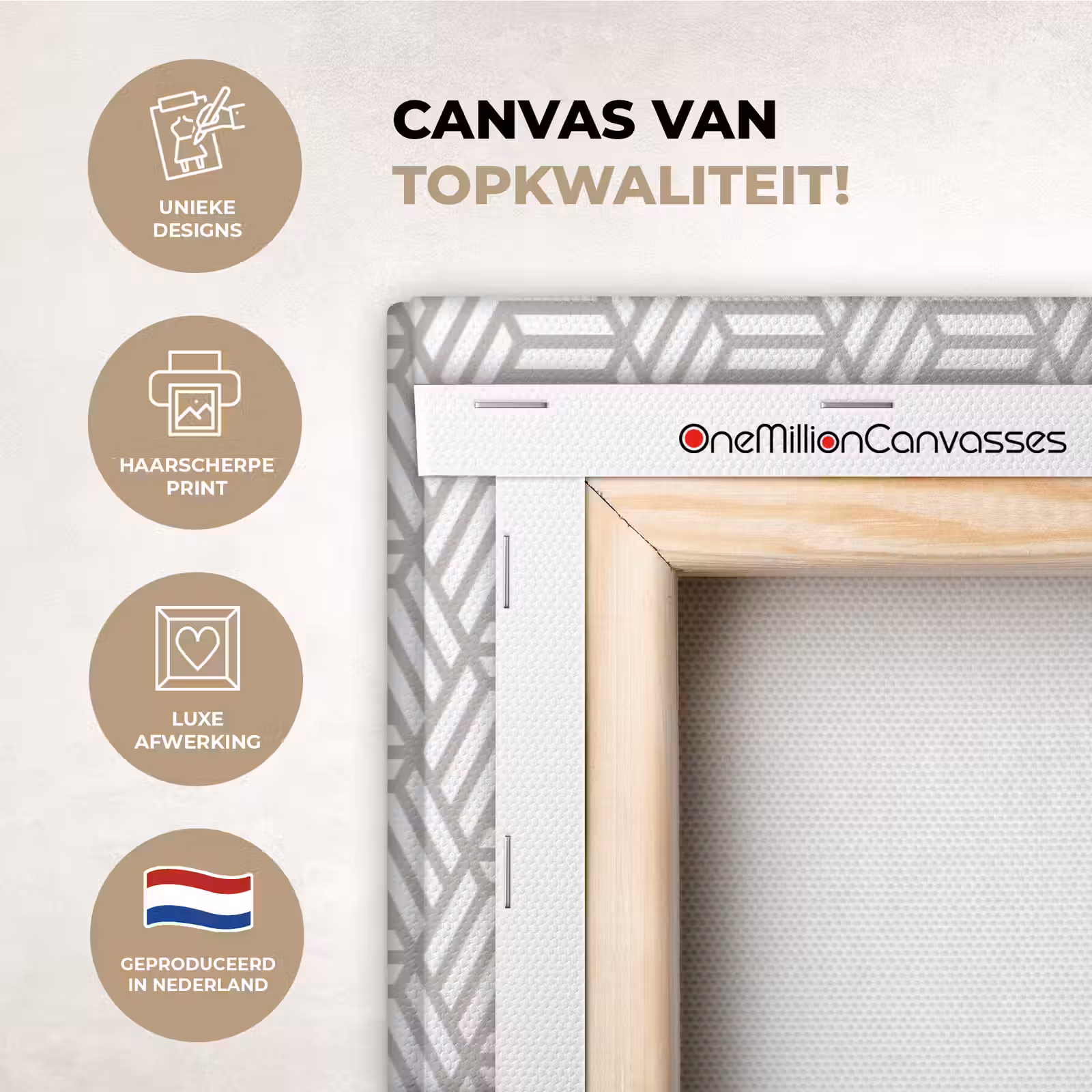 Canvas schilderij - Grafisch - Patroon - Modern - Opvallend — 1