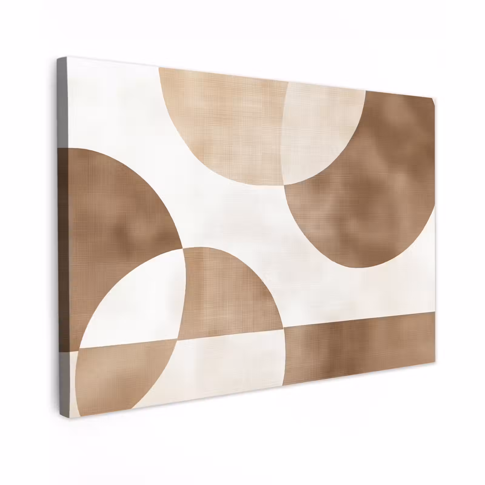 Canvas schilderij - Snijdende cirkels - Overlappende vlakken — 1