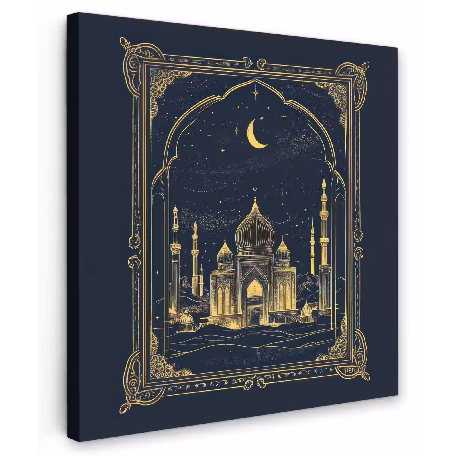 Canvas schilderij - Moskee - Islam - Goud - Ramadan - Islamitische — 1