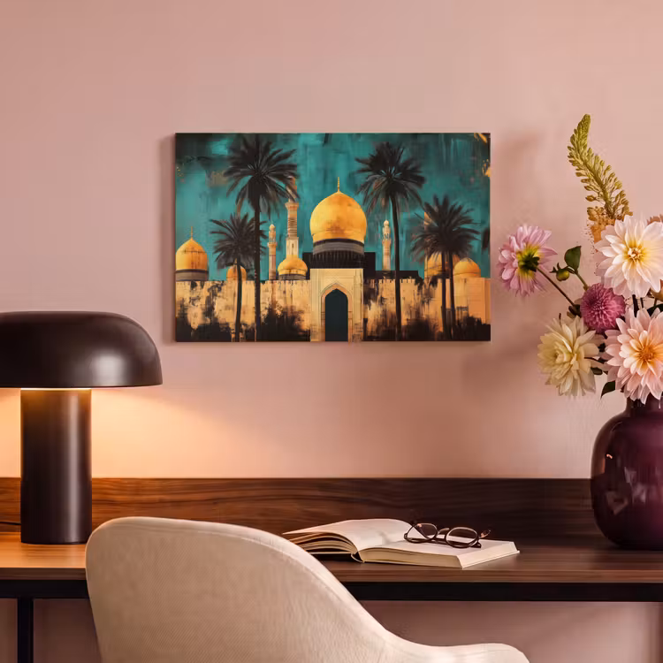 Canvas schilderij - Moskee - Goud - Arabisch - Islamitische — 4