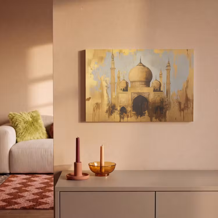 Canvas schilderij - Moskee - Goud - Arabisch - Ramadan - Islamitische — 2