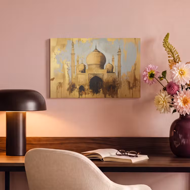 Canvas schilderij - Moskee - Goud - Arabisch - Ramadan - Islamitische — 4
