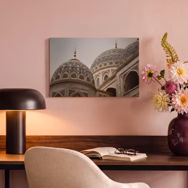 Canvas schilderij - Mozaïekkoepels - Gouden spitsen - Islamitisch — 4
