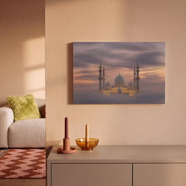 Canvas schilderij - Zonsondergang - Moskee - Wolken - Islamitisch — 2