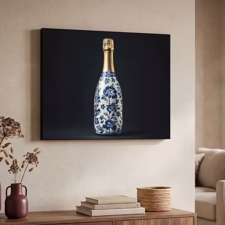 Art Frame - Champagne - Bloemen - Goud - Chique — 4