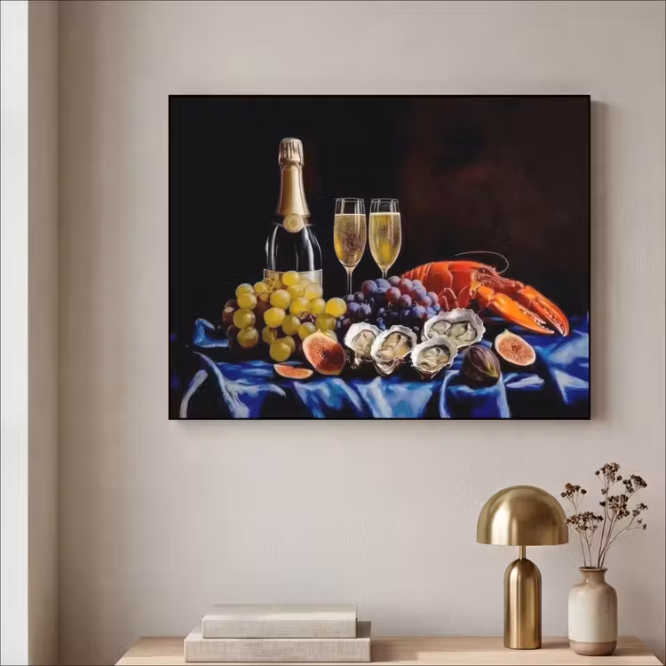 Art Frame - Champagne - Luxe - Oesters — 3