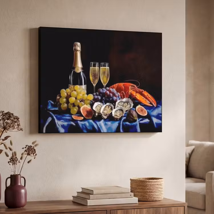 Art Frame - Champagne - Luxe - Oesters — 4