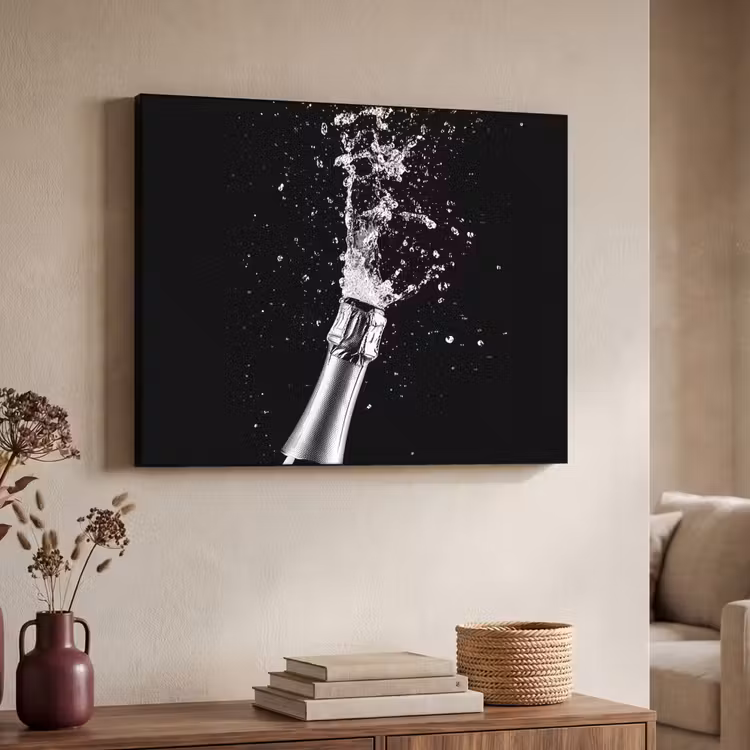 Art Frame - Champagne - Zwart - Spetters - Popping — 4