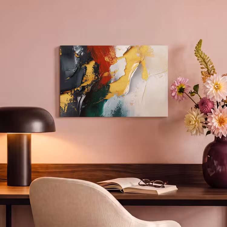 Canvas schilderij - Modern - Kerst - Abstract - Goud — 4