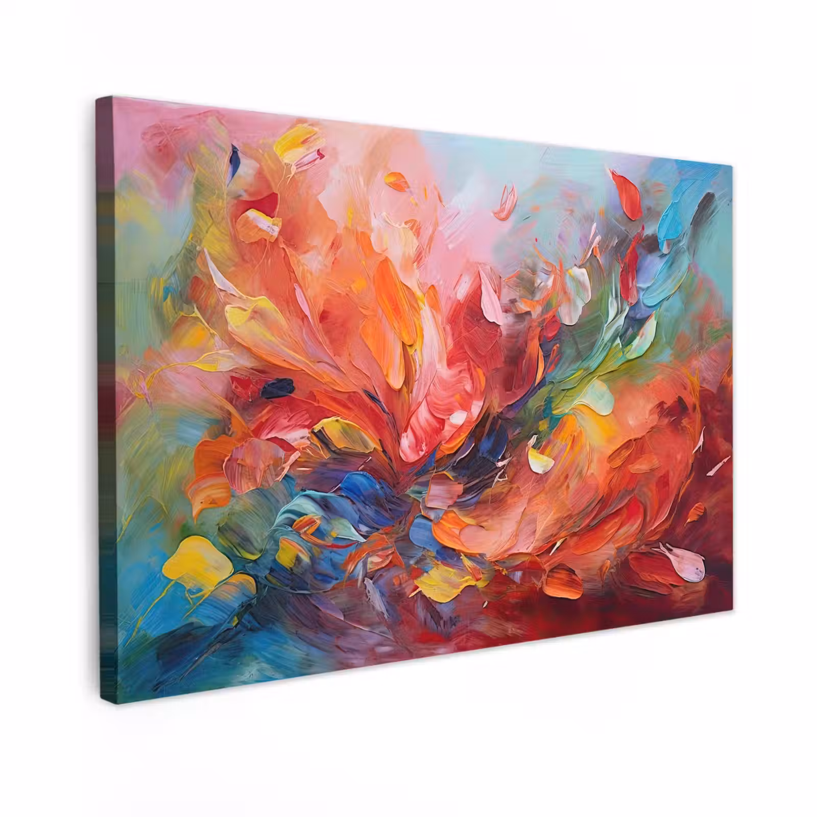 Canvas schilderij - Olieverf - Kunst - Abstract - Kleurrijk — 1