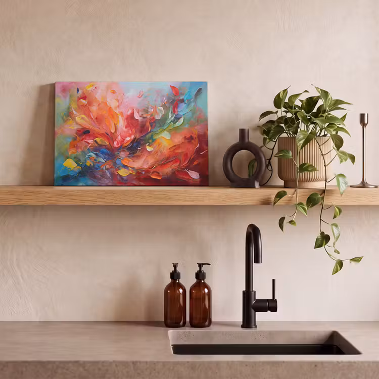 Canvas schilderij - Olieverf - Kunst - Abstract - Kleurrijk — 3