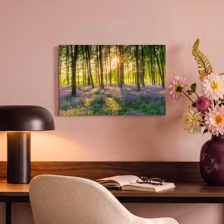 Canvas schilderij - Lente - Bos - Zon — 4