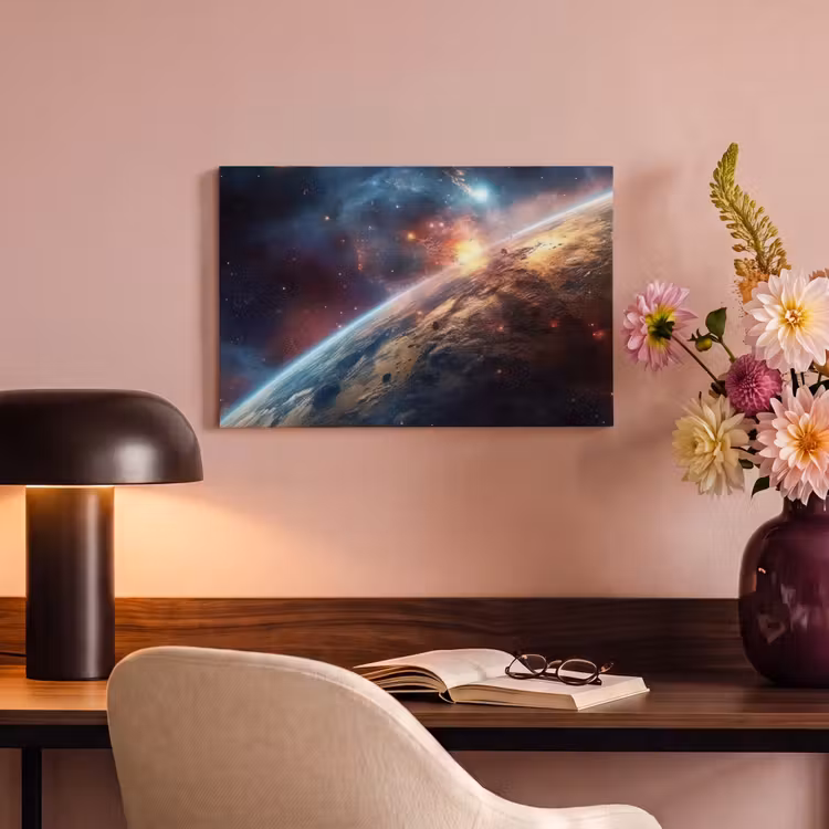 Canvas schilderij - Heelal - Sterren - Ruimte - Planeet — 4