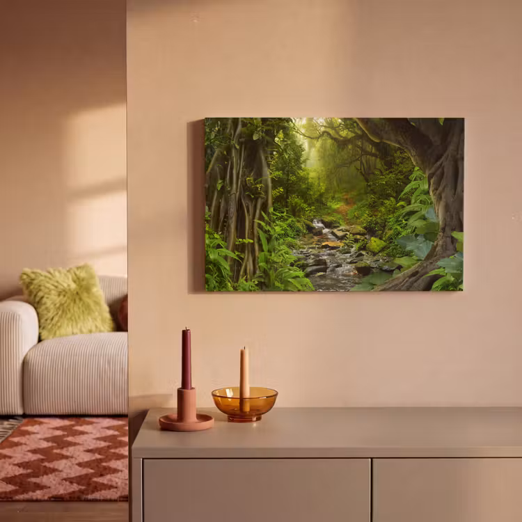 Canvas schilderij - Natuur - Water - Jungle - Bos - Tropisch — 2