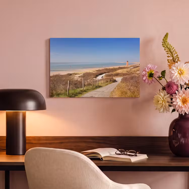 Canvas schilderij - Strand - Zee - Vuurtoren - Nederland — 4