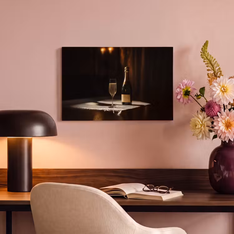 Canvas schilderij - Prosecco - Bubbels - Sfeervol - Drank — 4