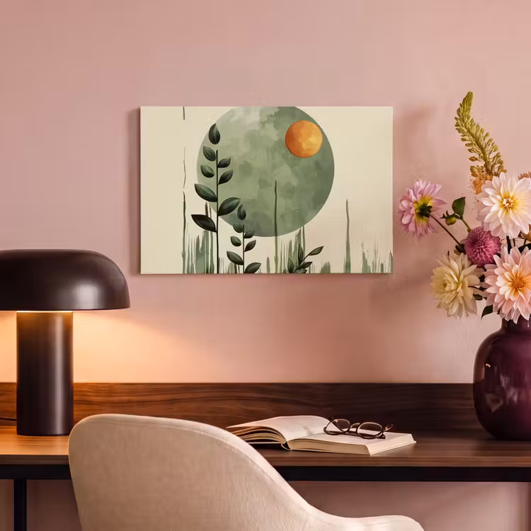 Canvas schilderij - Kunst - Groen - Botanisch - Modern — 4