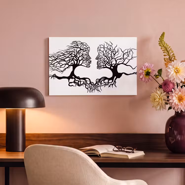 Canvas schilderij - Mensen - Bomen - Abstract - Modern - Kunst — 4