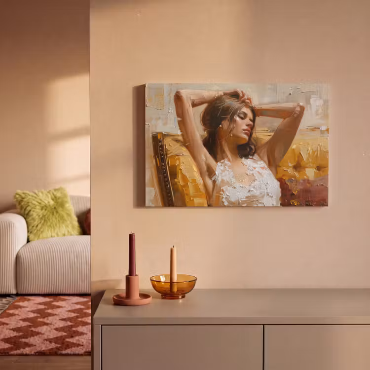 Canvas schilderij - Vrouw - Kunst - Abstract - Modern — 2