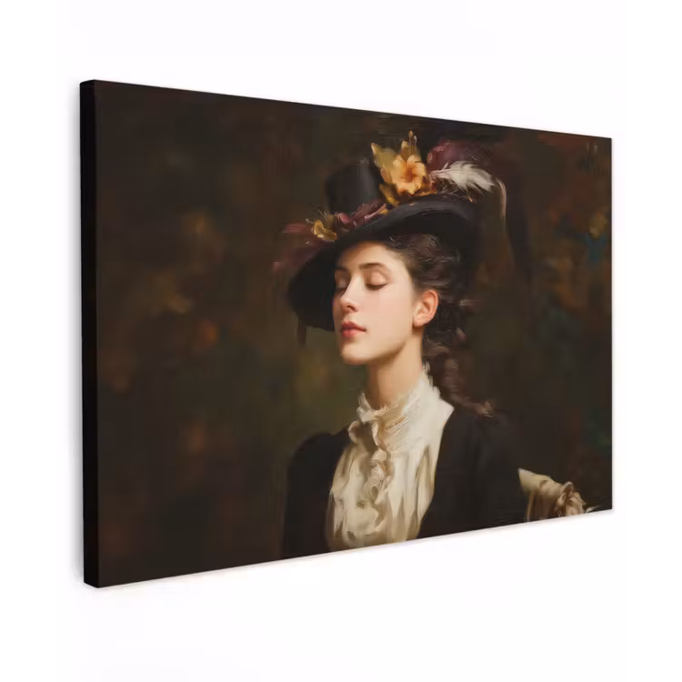 Canvas schilderij - Vrouw - Victoriaans - Portret — 1