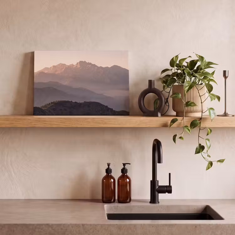 Canvas schilderij - Panorama - Landschap - Bergen — 3
