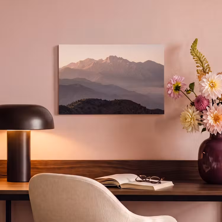 Canvas schilderij - Panorama - Landschap - Bergen — 4