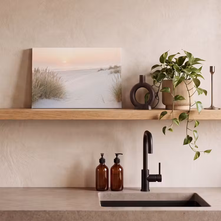Canvas schilderij - Horizon - Duinlandschap - Zand — 3
