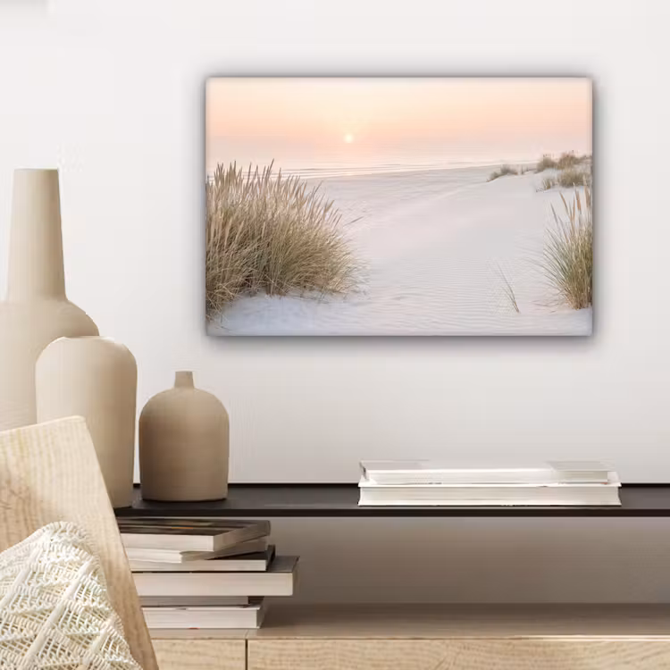 Canvas schilderij - Horizon - Duinlandschap - Zand — 5