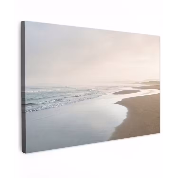 Canvas schilderij - Kustlijn - Strand - Oceaan — 1