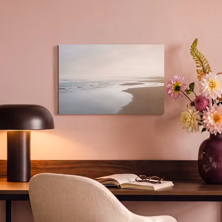 Canvas schilderij - Kustlijn - Strand - Oceaan — 4