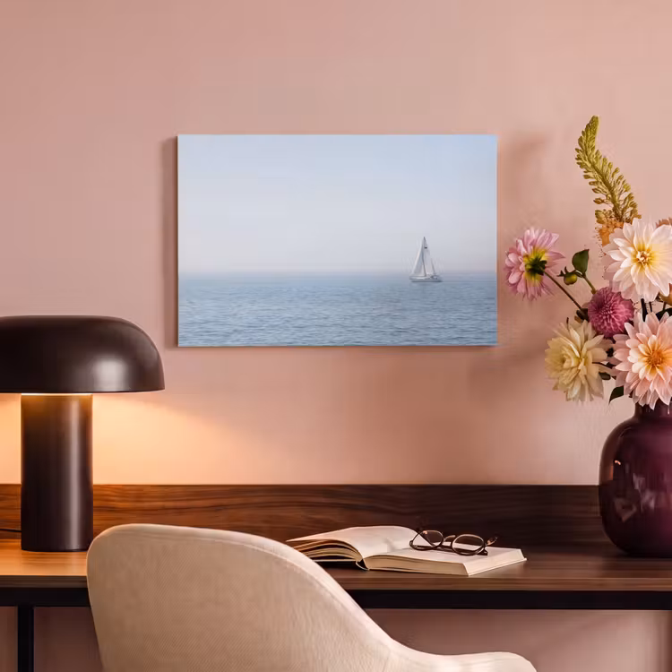 Canvas schilderij - Horizon - Zeilboot - Zee — 4