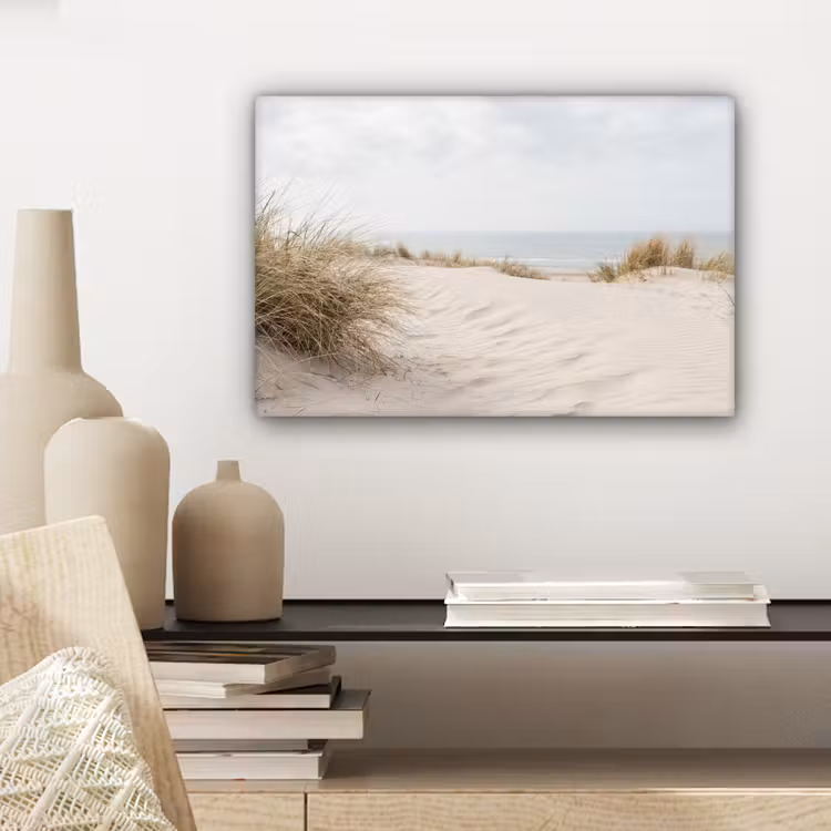 Canvas schilderij - Wolken - Duinlandschap - Zand — 5