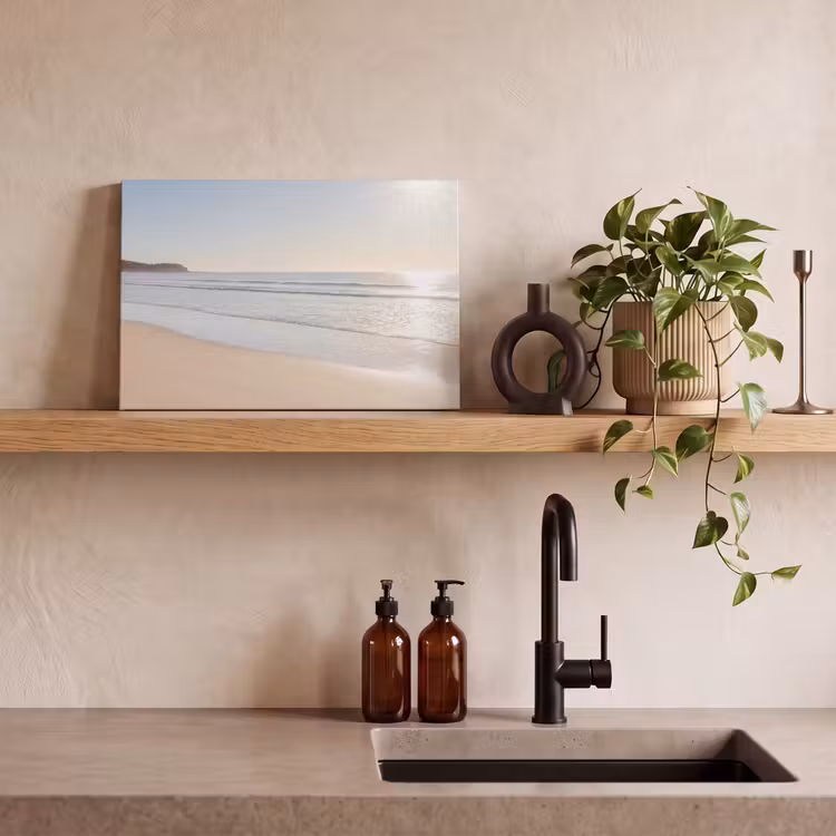 Canvas schilderij - Zee - Zon - Zand — 3