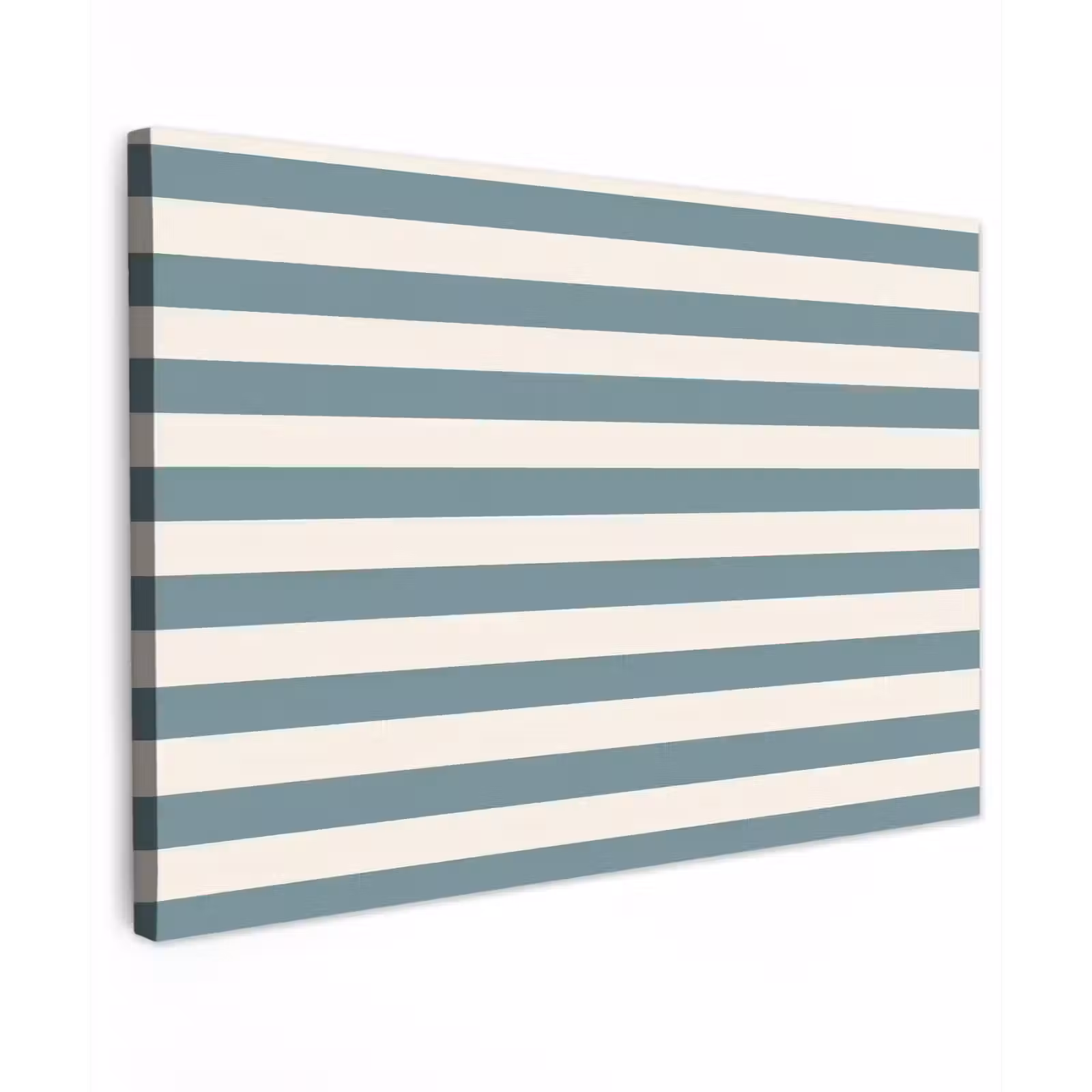 Canvas schilderij - Strepen - Modern - Blauw — 1