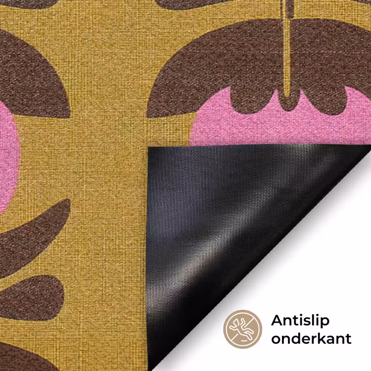 Deurmat - Abstract - Bloemen - Roze — 6