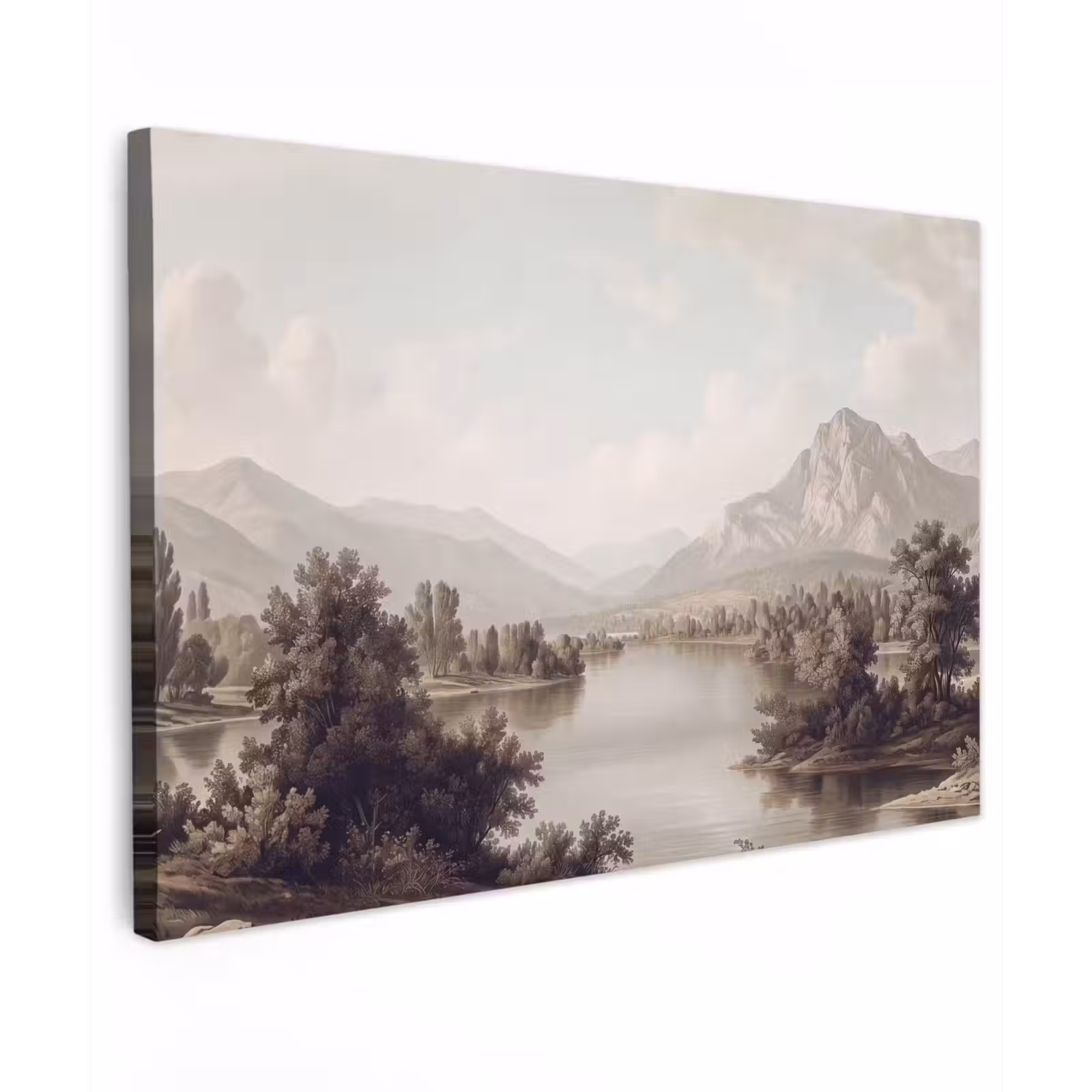 Canvas schilderij - Klassiek - Landschap - Sereen — 1
