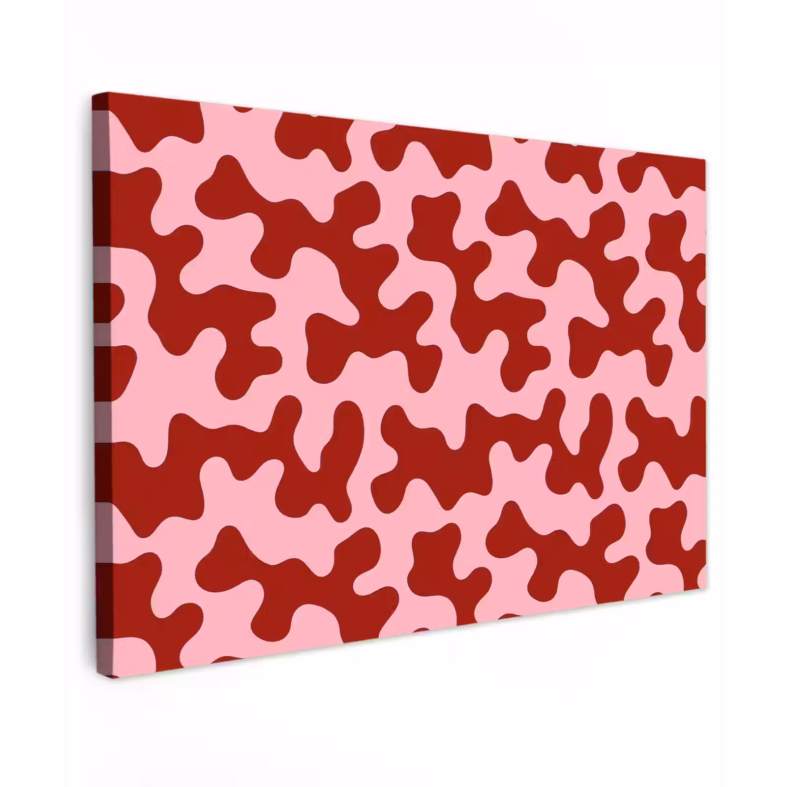 Canvas schilderij - Modern - Abstract - Rood — 1