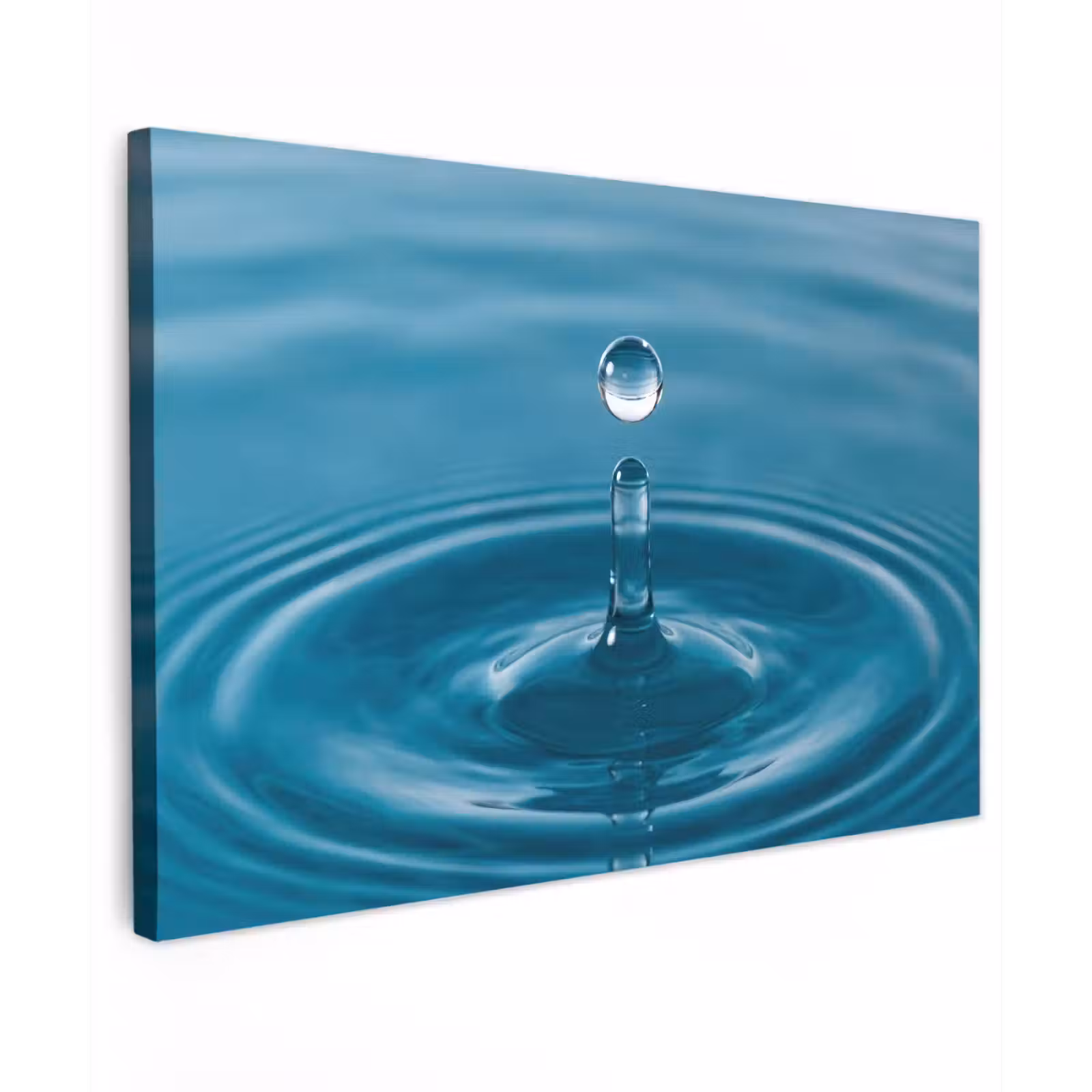 Canvas schilderij - Waterdruppel - Water - Oppervlakte — 1