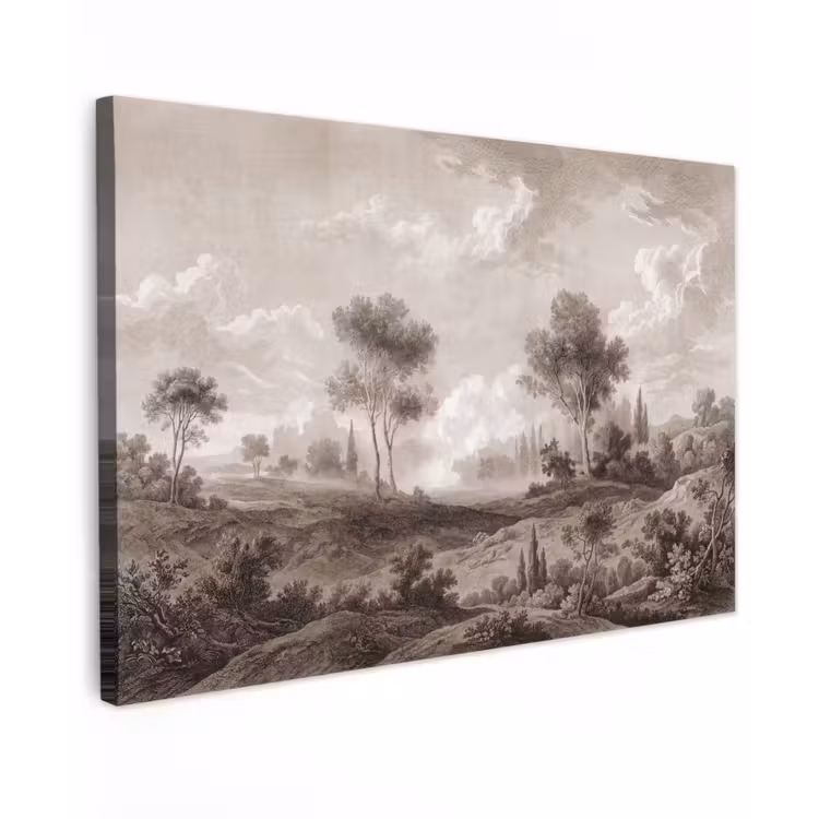 Canvas schilderij - Klassiek - Landschap - Neutraal — 1