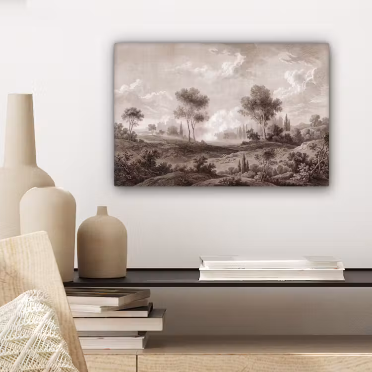 Canvas schilderij - Klassiek - Landschap - Neutraal — 5
