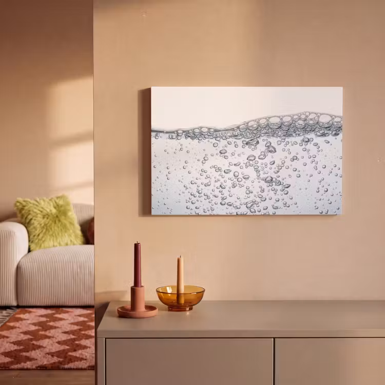 Canvas schilderij - Luchtbellen - Water - Dynamisch — 2
