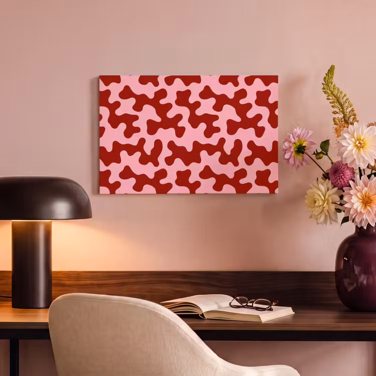 Canvas schilderij - Modern - Abstract - Rood — 4
